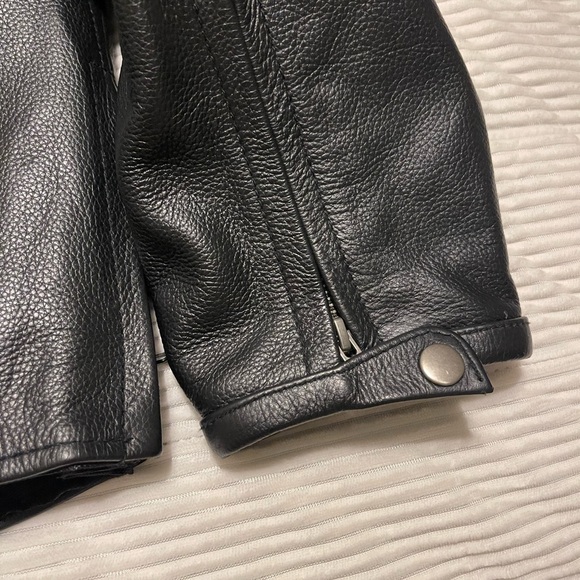 ZIR LEATHER MOTORCYCLE JACKET 3X - Picture 11 of 12
